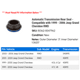 thumbnail image 2 of Automatic Transmission Rear Seal - Compatible with 1999 - 2006 Jeep Grand Cherokee RWD 2000 2001 2002 2003 2004 2005, 2 of 2
