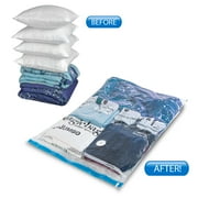 MagicBag 6-Pack Portable Instant Space Saver Storage, Clear Bags for Closet Organization