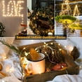 thumbnail image 3 of Fairy Lights Battery Operated LED Mini String Lights Twinkle Lights Silver Wire Firefly Starry Moon Lights for Mason Jars Wedding Party Christmas Centerpiece Table Decorations, Warm White, 3 of 4