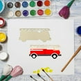 thumbnail image 5 of 30 Pack 4 Inch Wood Fire Truck Cutouts Unfinished Wooden Firefighter Fire Truck Hanging Ornaments DIY Fire Truck Craft Gift Tags for Home Party Decoration Craft Project, 5 of 5