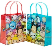 Tsum Tsum Authentic Licensed 12 Party Favor Reusable Goodie Medium Gift Bags 8"