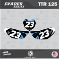 thumbnail image 2 of Kalair GFX Graphics Kit for Yamaha TTR125 (2008-2023) Evader Series, 2 of 5