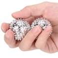 thumbnail image 3 of Gegong Palm Massage Ball,1 Pair Mag Netic Massage Ball Hand Massage Acupressure Therapy Ball Silver, Hand Massage Ball, 3 of 8