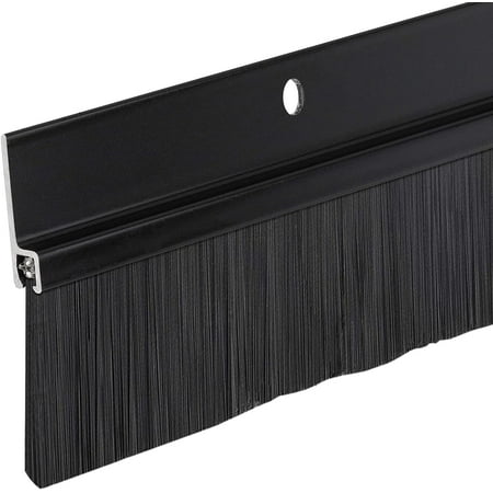 

Door Sweeps – Aluminum & Brush | Brush Sweeps for s Up to 1 1/2” | Black Holder with Black Brush | 3 Feet/36 Inches Long | Fill s & Keep Unwanted Debris Out | Made by