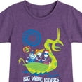 thumbnail image 3 of Nightmare Before Christmas - Big Wave Riders - Lock, Shock, & Barrel - Dragon Boat - Toddler And Youth Girls Short Sleeve Graphic T-Shirt, 3 of 5