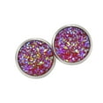 thumbnail image 1 of Pendientes Gotas Minnieouse Acero inoxidable Galvanoplastia fina Rosa Púrpura AP009493-03B, 1 of 6