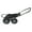 Black, variant on Hawk Crawler Folding Cart, Hunting Fishing Cart w/500lb Capacity, Dark Gray