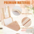 thumbnail image 3 of 2 Pcs Pack d'Huile de Ricin Réutilisable Kit de Compresses d'Huile de Ricin pour Mollets Genoux Bras (Rose), 3 of 12