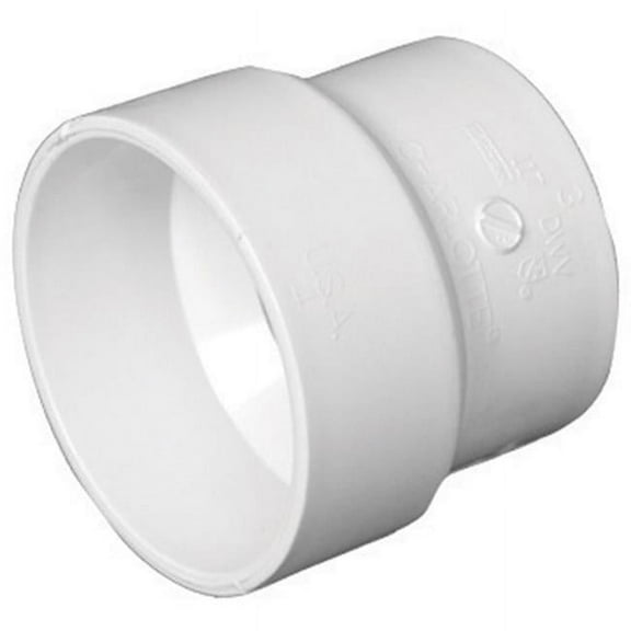 PVC001171000HA 4 x 4 in. PVC-Dwv Sewer Pipe Adapter Coupling