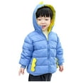 thumbnail image 5 of Hicidod Baby Fleece Jacket Hooded Long Sleeves Warm Down Coat Cute Dinosaur Lightweight Thick Fleece Lined Winter Outwear, 5 of 7