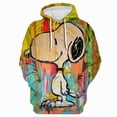 thumbnail image 5 of Sudadera con capucha con estampado de dibujos animados de Snoopy Kawaii para mujer, ropa deportiva holgada informal suave para mujer, sudadera de polar cálida para mujer 2024, 5 of 5