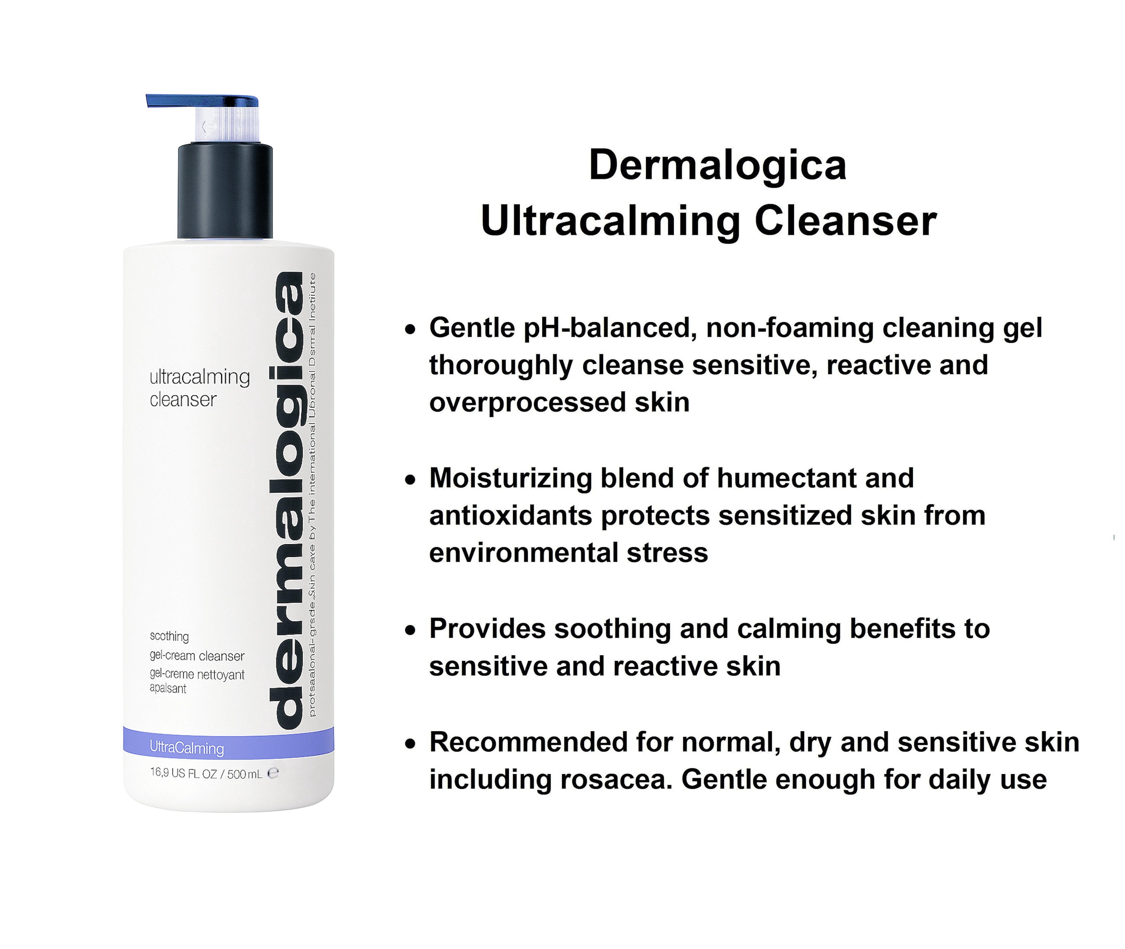 Dermalogica UltraCalming Facial Cleanser 16.9 fl oz (500ml)