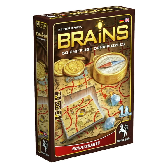 Pegasus Spiele: Brains- Schatzkarte Puzzle Game
