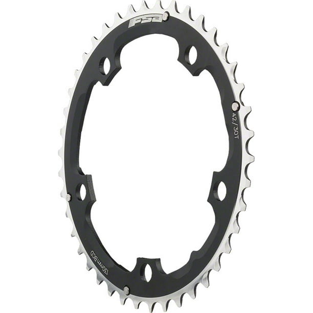 Fsa Pro Road N 10 130 X 42t Middle Triple Chainring Black Walmart Com Walmart Com