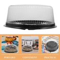 thumbnail image 4 of 20pcs Reusable Plastic Bakery Cake Box Round Cake Plastic Bakery Container with Lids Cake Boxes, 4 of 4