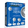 thumbnail image 1 of Ventilador plegable recargable Bell+Howell My Foldaway 3 modos 4 a 40 pulgadas, 1 of 6