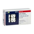 thumbnail image 3 of Leviton M02-CBR20-WMP 20A 125V White Receptacle 10 Pack, 3 of 3
