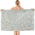 thumbnail image 2 of Paisley Large Beach Towel - Plush Thick Cotton Pool Towel, Adult Beach Towels-Paisley 3- DSB3350, 2 of 5