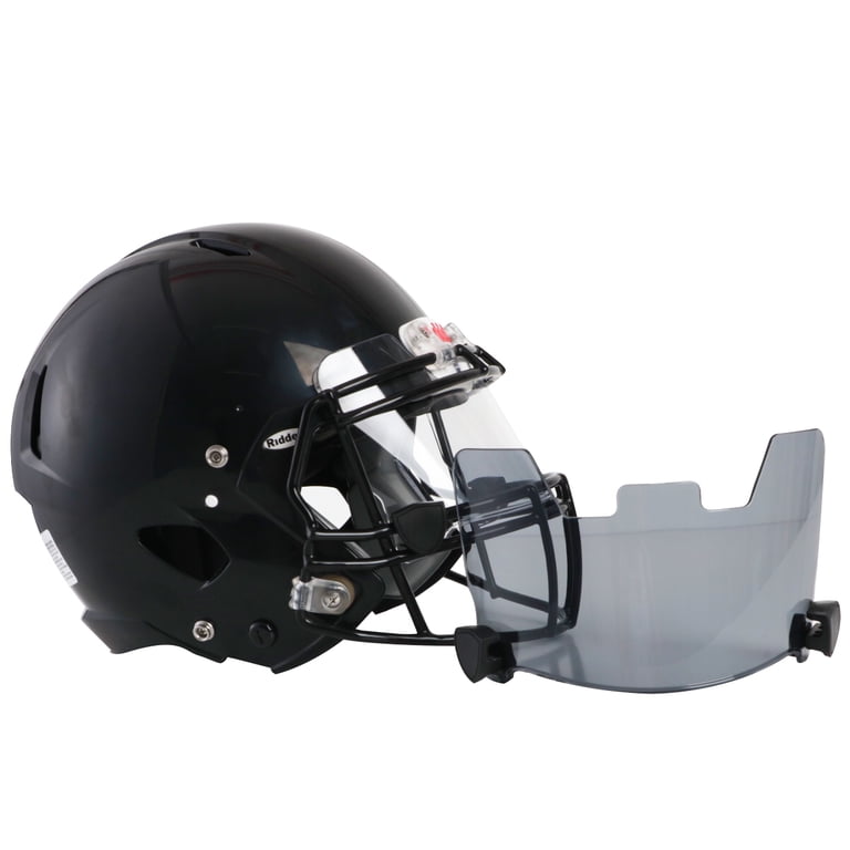 dark football helmet visor Black Eye-Shield Color Tinted better performing Football Visor Helmet Clear Visor,