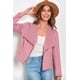 thumbnail image 5 of Abrigo PRETTYGARDEN de ante sintético rosa abierto talla M, 5 of 9