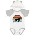 thumbnail image 3 of Inktastic Hunting Dog Retro Sunset Boys or Girls Baby Bodysuit, 3 of 5