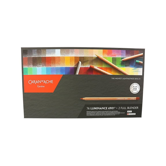 Caran d'Ache Luminance 6901 Clr Pncl Set 76 Artist Rng