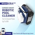 thumbnail image 2 of Polaris ERA 842 Smart Robotic Pool Cleaner | Corded Pool Vacuum Cleaner with App Control & Scheduling | Agile Wall Climbing | for Inground Pools up to 50 Feet (Includes Premium Caddy & Cover), 2 of 6