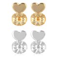 thumbnail image 2 of XYCCA 2Pairs/Set Earrings Back Nut Lifters Lift 925 Silver Ear Lobe Support-082003, 2 of 5