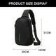 thumbnail image 2 of Bolso bandolera Bolso de hombro pequeño para hombre con puerto de carga USB Bolso de viaje Bolso de pecho ligero, 2 of 5
