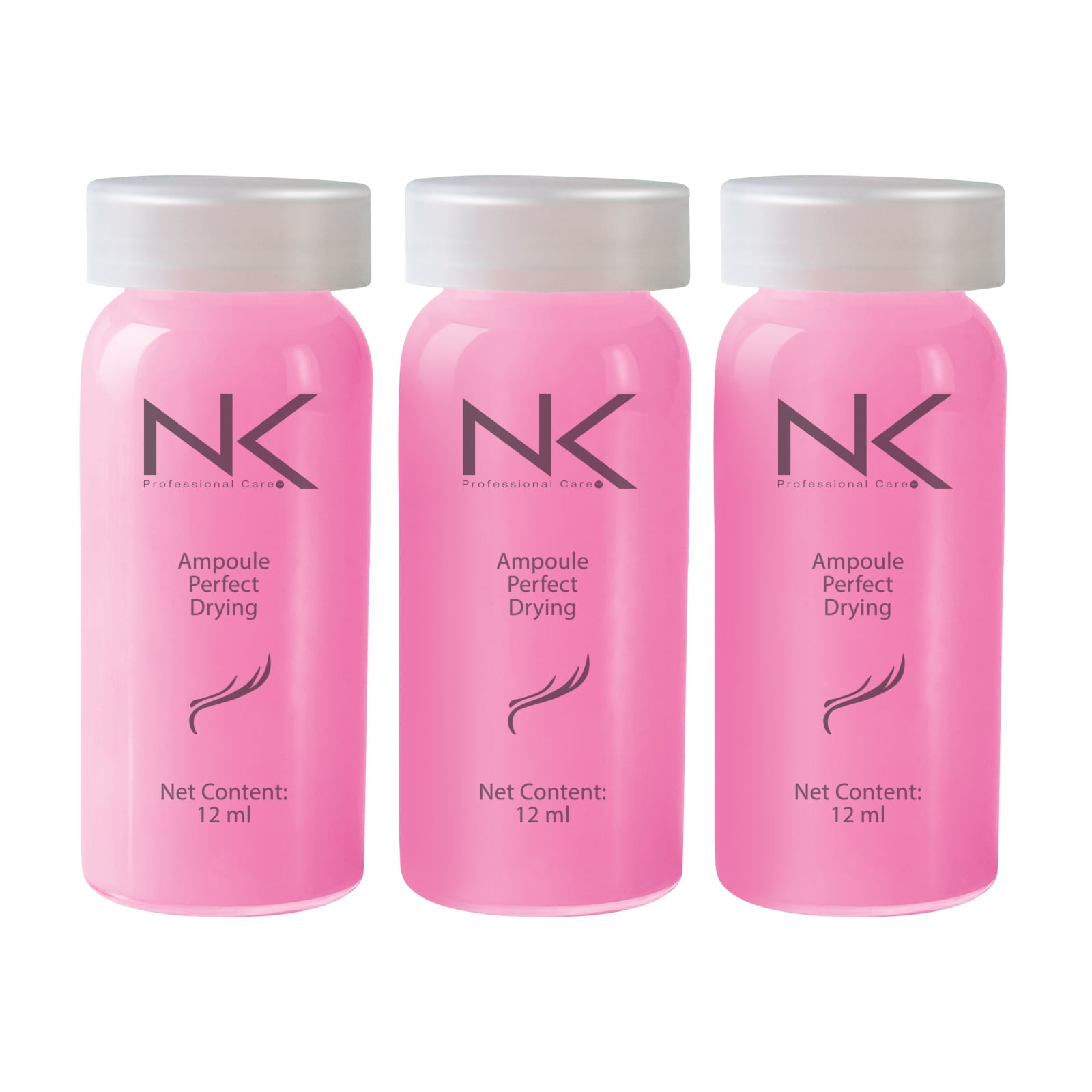 NK Professional Care Perfect Drying Ampoule. Thermal protector for hair. (3 Pack) 36 ml