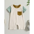 thumbnail image 2 of Casual Summer Clothes 3M 6M 12M 18M 24M Infant Baby Boy Short Sleeve Romper Jumpsuit Playsuit One Piece Outfit, 2 of 9