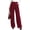 Burgundy, variant on Women's Dress Pants Wide Leg Flowy Trousers High Waisted Palazzo Pants, Pleated Front, Side Pockets, Work Office Wear, Business Casual Outfits, Fall Fashion Clothing