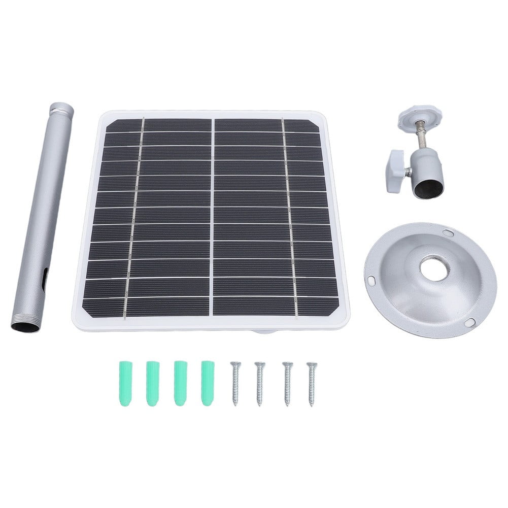 5V 20W Solar Panel Outdoor Rechargeable Camera USB Charger Adjustable Bracket