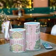 thumbnail image 3 of Yayeee Flameless Candles with Remote Flickering Battery Operated Multi Color Changing, Pink Christmas House, 3 of 7