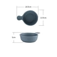 thumbnail image 2 of Creative Ceramic Household Salad Plate with Handle Oven Baking Dim Sum Snack Plate, 2 of 5
