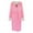 Pink, variant on Jacenvly Fall & Winter Clothes Winter Jacket Coat Unisex Women Lengthened Plush Shawl Bathrobe Long Sleeve Robe Hooded Outerwear Coat