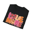 thumbnail image 5 of Love More Worry Less, Gildan Unisex Softstyle T-Shirt, Graphic Tee, S-3XL, 5 of 5