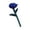Dark Blue, variant on Plush Rose Flower Bouquet Classic Velvet Floral Doll Soft Stuffed Toy Home Decoration for Valentine Wedding Holiday Event Celebration, Red, 11 Inch