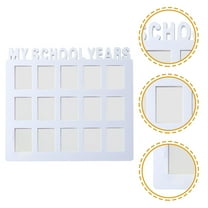 HONMEET School Years Collage Frame Graduation Photo Display For Memories Keepsake For School Picture Collection