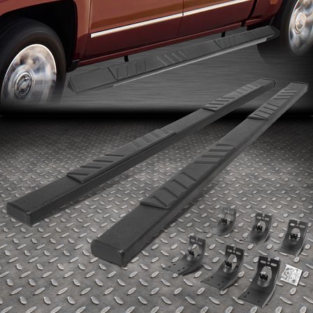 Nuvision for 09-24 Dodge Ram 1500 2500 3500 Extended Cab 5" Flat Step Bar Running Board