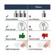 thumbnail image 4 of Ganchos adhesivos, ganchos de pared autoadhesivos transparentes sin rastro, impermeables y resistentes al óxido para colgar, 4 of 4