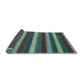 thumbnail image 2 of Ahgly Company Indoor Square Southwestern Light Blue Country Area Rugs, 4' Square, 2 of 4