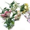 thumbnail image 4 of Sunjoy Tech 1 Bunch Artificial Flower Realistic Exquisite Decorative Wedding Fake Peony Flower Table Decor Home Supplies, 4 of 7