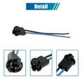 thumbnail image 4 of 10pcs DC 12V T10 168 194 Wedge Instrument Light Bulbs Twist Base Socket, 4 of 6