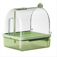 thumbnail image 1 of Clear Hanging Bird Bath,Automatic Water Circulation Bath Shower for Bird Clean Space Saving Design Bird Cage Accessory B,1 x bird bathing box 1 x USB charging cable, 1 of 7