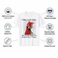 thumbnail image 6 of Funny Chicken Graphic T-Shirt – I May Look Calm Humor Tee, Unisex Cotton Shirt, 6 of 9