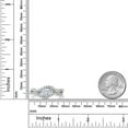 thumbnail image 3 of Gem Stone King 925 Sterling Silver Infinity Ring Set with Moissanite (0.87 Cttw) (Size 7), 3 of 3