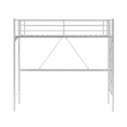 thumbnail image 6 of Ktaxon Loft Bed Twin Size with Flat Rungs for Adults, Kids and Young Teens, No Box Spring Required,Heavy Duty Metal Slat Support,Gray, 6 of 7