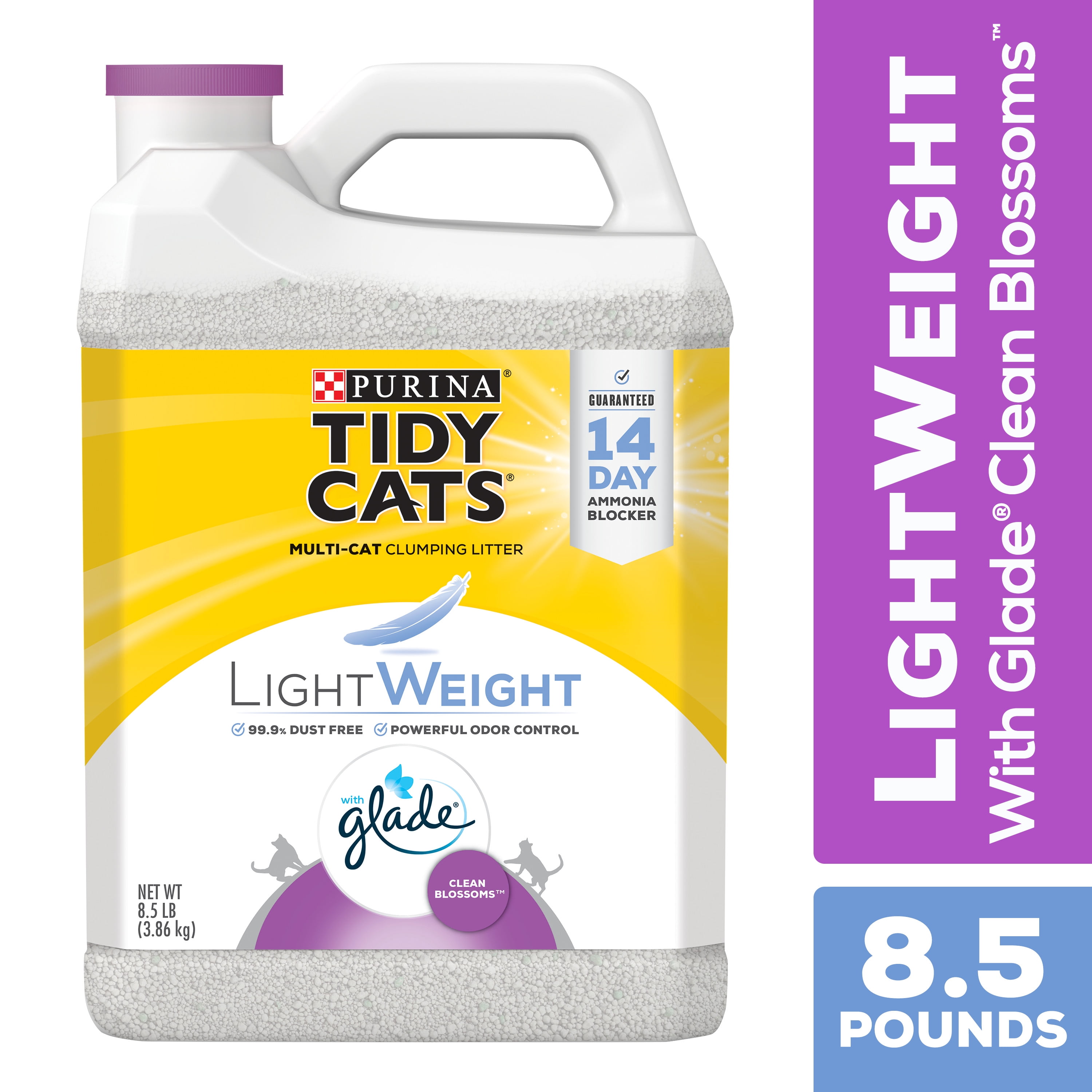 Purina Tidy Cats Low Dust LightWeight Cat Litter, LightWeight Glade