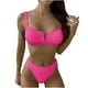 thumbnail image 1 of Cómodo Bikini sin espalda de color sólido para mujer Traje de baño de dos piezas Traje de baño Conjunto de ropa de playa OAVQHLG3B Store  lin121212, 1 of 4